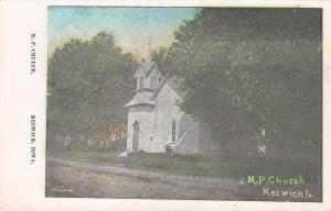 Keswick Iowa~Methodist Protestant MP Church~Dirt Road~W Fasold Publisher~1908 PC