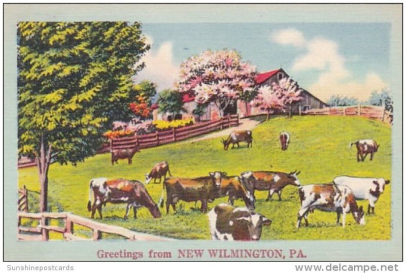 Pennsylvania Greetings From New Wilmington