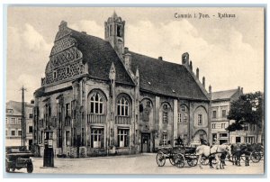 c1910 City Hall Kamień Pomorski Pomeranian Voivodeship Poland Postcard