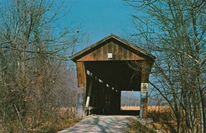 Bean Blossom Creek - McMillan Covered Bridge - Bloomington IN, Indiana