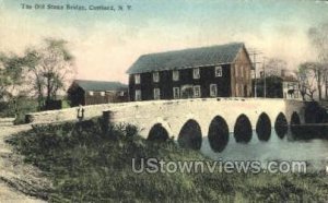 Old Stone Bridge in Cortland, New York