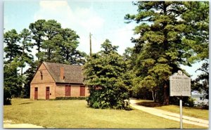Postcard - Old Green Hill Church on the Wicomico River - Quantico, Maryland