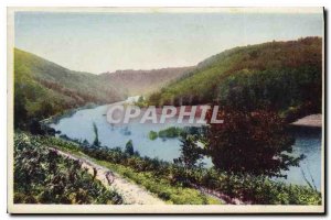 Postcard Old St Martin Terressus Haute Vienne Lake Dam Chauvan and the Valley...