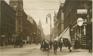 Glasgow UK C-1910 Buchaman Street RPPC Photo Postcard Judges 21-10530