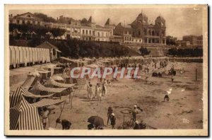 Royan Old Postcard The front of Foncillon beach