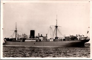 Koninklijke Rotterdamsche Lloyd MS Tosari Ship RPPC 04.34