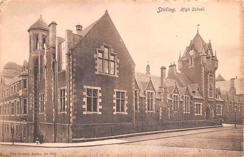 Stirling, High School Scotland, UK Unused 