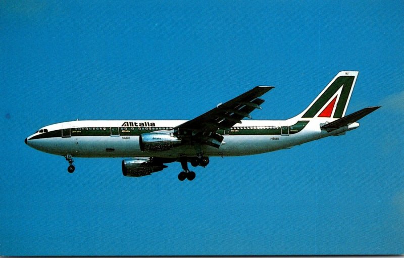 Alitalia Airbus A300B4-203 At London Heathrow Airport