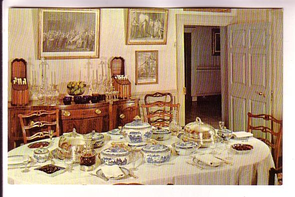 Interior, Dining Room, Mount Vernon, Virginia, Ladies Association