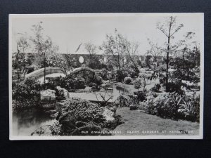 London KENSINGTON The Derry Roof Gardens OLD ENGLISH SCENE 1950s RP PC