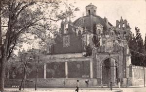 TEMPLO DE NUESTRA SENORA DEL CARMEN PUEBLA MEXICO REAL PHOTO POSTCARD 1940