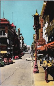 Chinatown San Francisco California Postcard C070