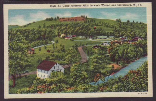 State 4 H Camp Jackson Mills Wv Postcard 4509 Hippostcard