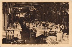CPA Clermont Ferrand hotel de l'Univers, restaurant (1238367)