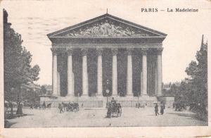 PARIS FRANCE LA MADELEINE~WW1 UNITED STATES SOLDIER~CENSOR STAMP POSTCARD 1919