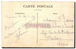 Old Postcard Army Camp Sissonne The awakening