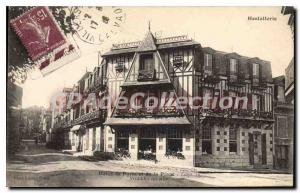 Old Postcard Villers Sur Mer Hotel De Paris And The Beach