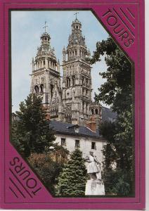 BF15545 tours les clochers de la cathedrale saint gati  france  front/back image