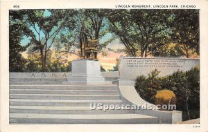 Lincoln Monument, Lincoln Park - Chicago, Illinois IL