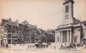 BESANCON FRANCE~PLACE SAINT PIERRE~L L PHOTO POSTCARD