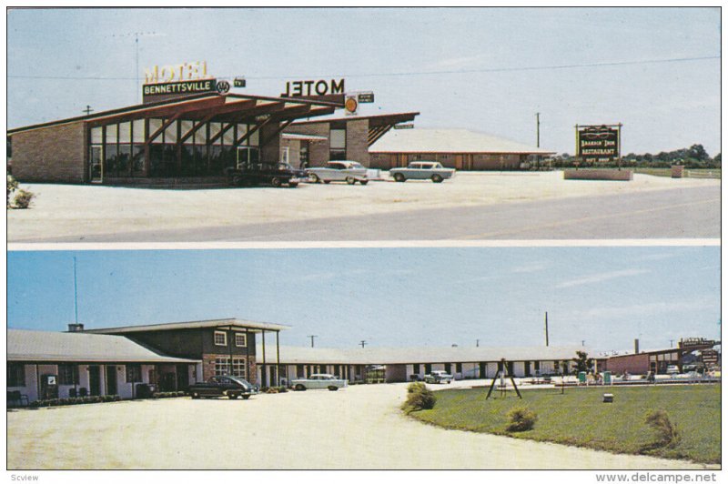 BENNETTSVILLE , South Carolina , 50-60s ; Bennetsville Motel