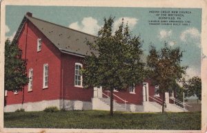 Postcard Indian Creek New Church of Brethren Vernfield PA