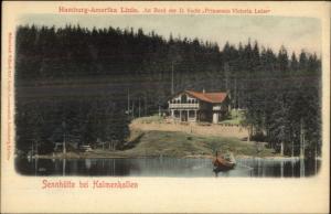 Oslo Norge Sennhutte bei Holmenkollen Hamburg-Amerika Line Steamships PC