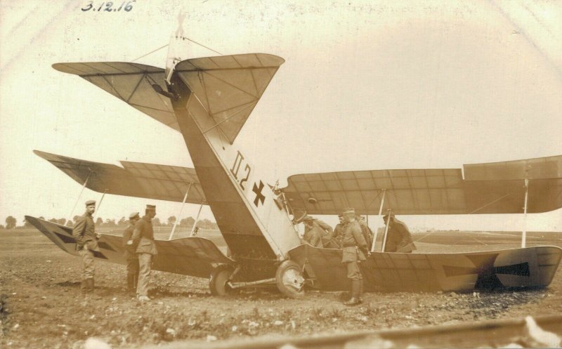 Military - World War 1 German Fighter Plane - RPPC - 03.84