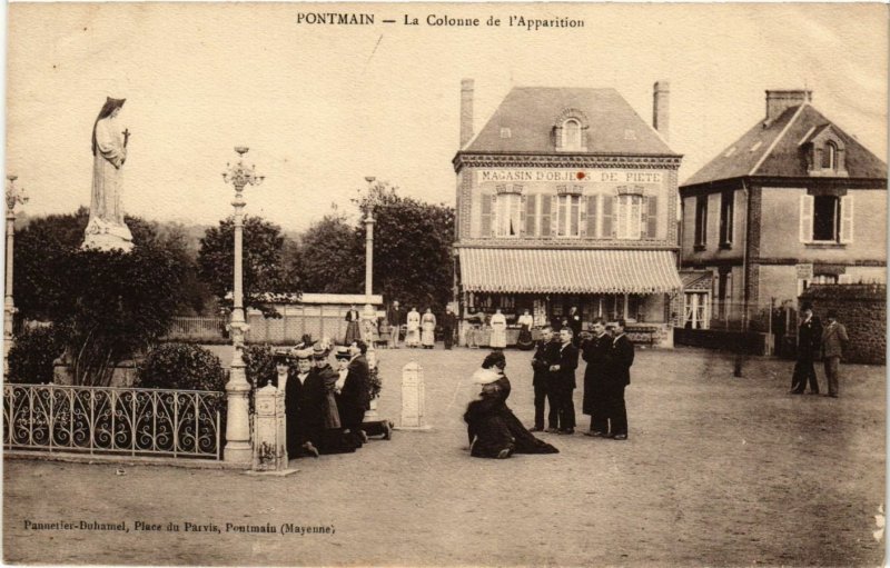 CPA Pontmain - La Colonne de l'Apparition (255100)