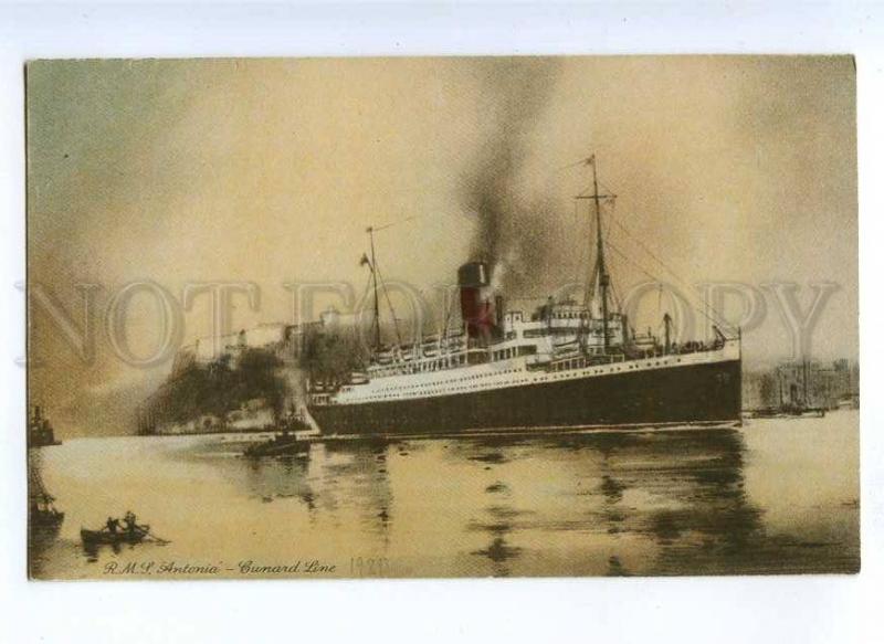 190839 CUNARD LINE ship ANTONIA Vintage postcard