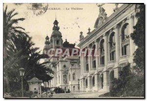 Old Postcard Monte Carlo Theater