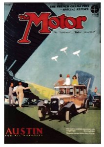 Austin Car Motor Magazine Advertising Postcard