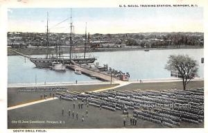 US Naval Training Station, Newport, RI, USA Military Battleship Unused 