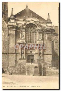 Old Postcard Laval La Cathedrale the Entree