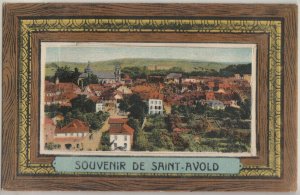 France Moselle Saint-Avold fold out leporello multi views fold out postcard 