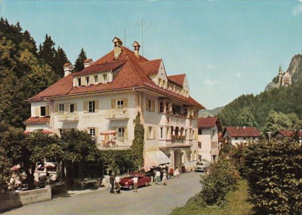 Germany Hotel Mueller Hohenschwangau mit Blick auf Schloss Neuschwanstein