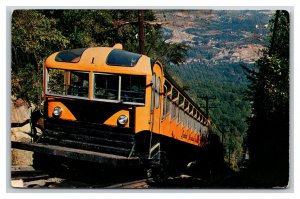 Incline Car Lookout Mountain Chattanooga Tennessee TN UNP Chrome Postcard S10