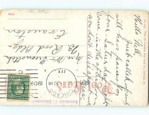 Divided-Back PARK SCENE Chicago Illinois IL hk7685