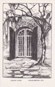South Carolina Charleston Court Yard Artvue