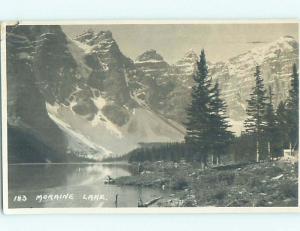 old rppc MORAINE LAKE Banff Alberta AB Canada HM2332