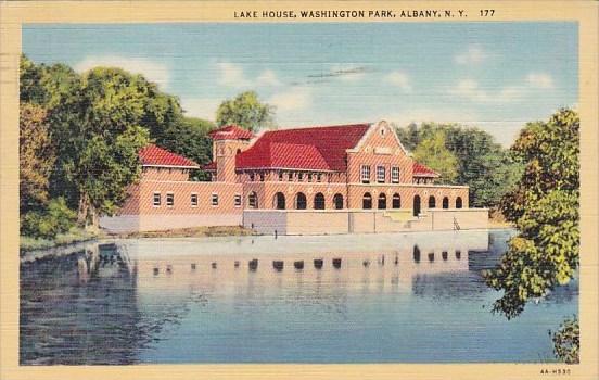 New York Albany Lake House Washington Park