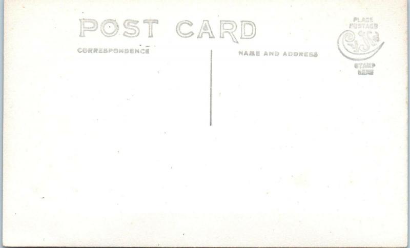 RPPC DECATUR, IL Illinois   Street Scene CROWD FIRE?   c1910s   Postcard