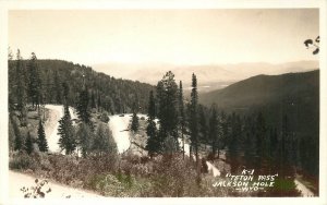 Postcard RPPC Wyoming Jackson Hole Teton Pass 1930s 23-9358