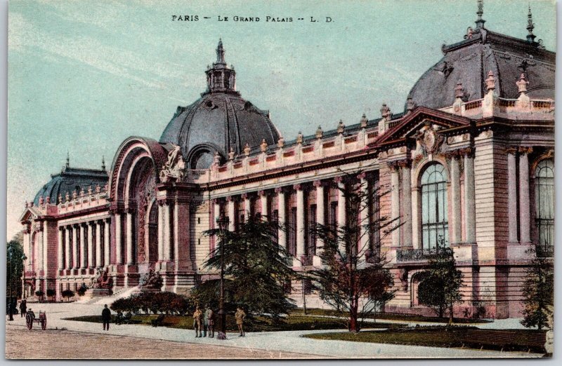 Paris - Le Grand Palais France Museum Complex Exhibition Hall Postcard