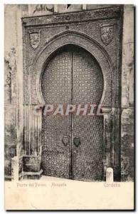 Old Postcard Cordoba Mezquita Puerta del Perdon