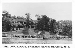 Shelter Island Hts New York beach bathers Peconic Lodge real photo pc ZA440699