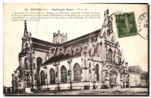 Old Postcard Bourg Ain Brou Church