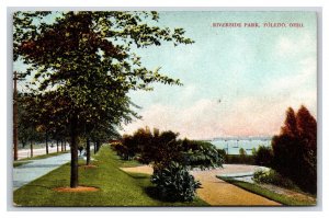 Riverside Park Toledo Ohio OH UNP Unused DB Postcard U19