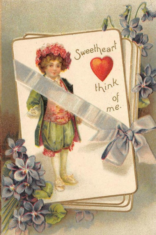 VALENTINEs DAY CARD, 1909. American St Valentines Day