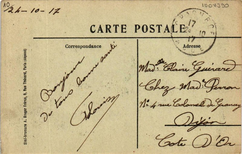 CPA Chaource- souvenir FRANCE (1007390)